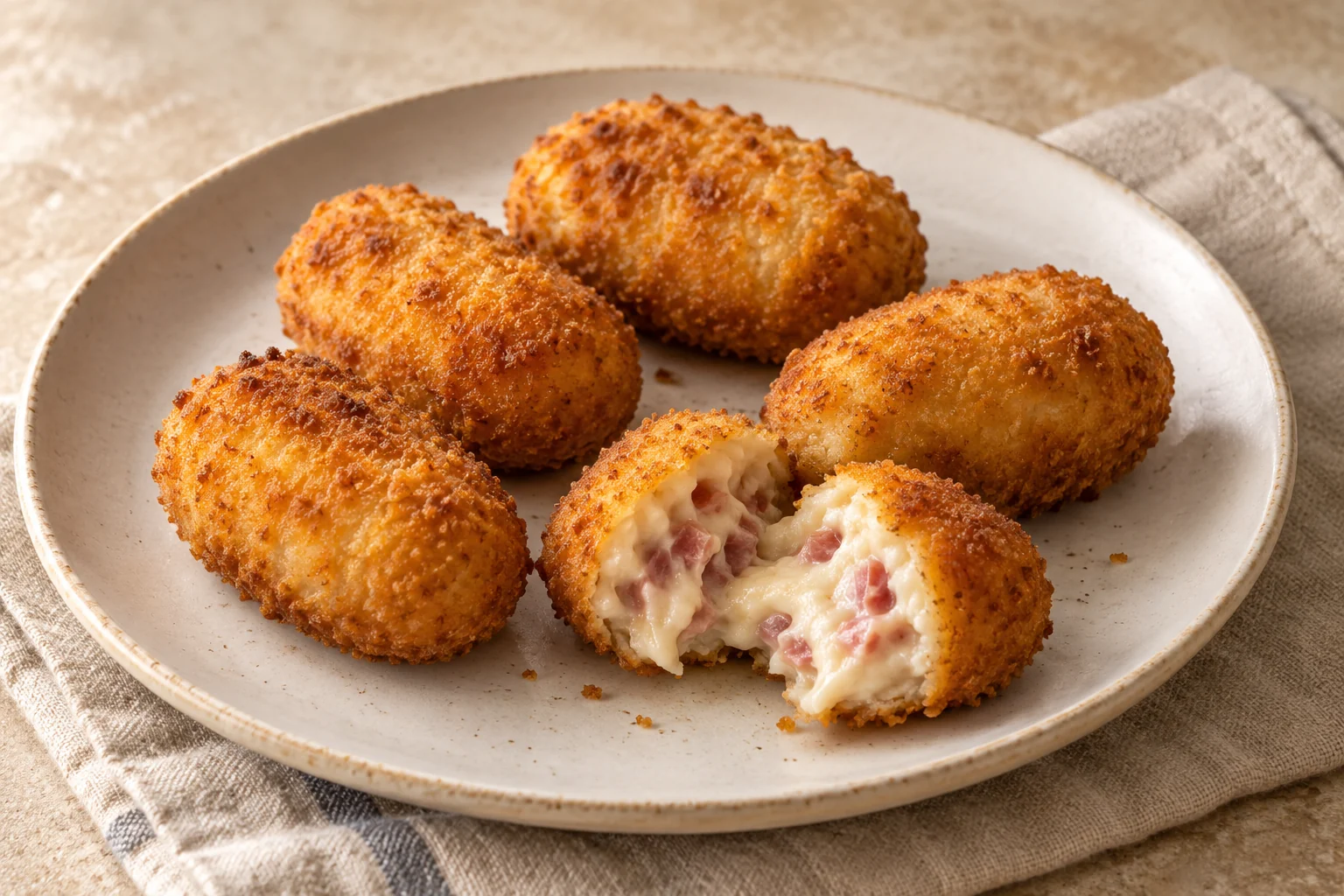 Serrano ham croquettes